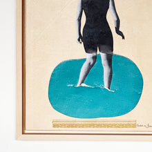 Load image into Gallery viewer, Gold Swimming Cap - Cassia Beck - Original Framed