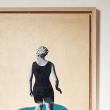Load image into Gallery viewer, Gold Swimming Cap - Cassia Beck - Original Framed