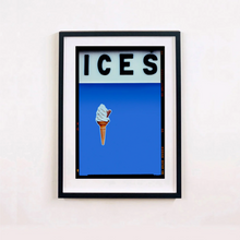 Load image into Gallery viewer, Ices (Cornflower Blue) - Richard Heeps medium - BLK Frame PREORDER