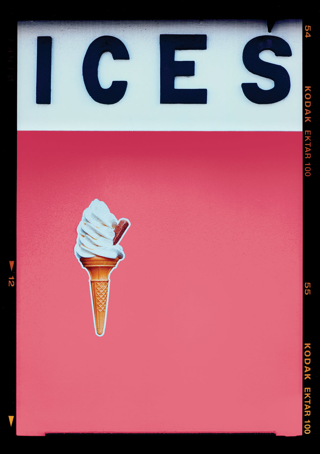 Ices Coral - Richard Heeps 70x55cm White frame