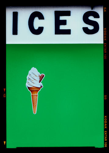 Ices Green - Richard Heeps Framed White 54x41cm- Small