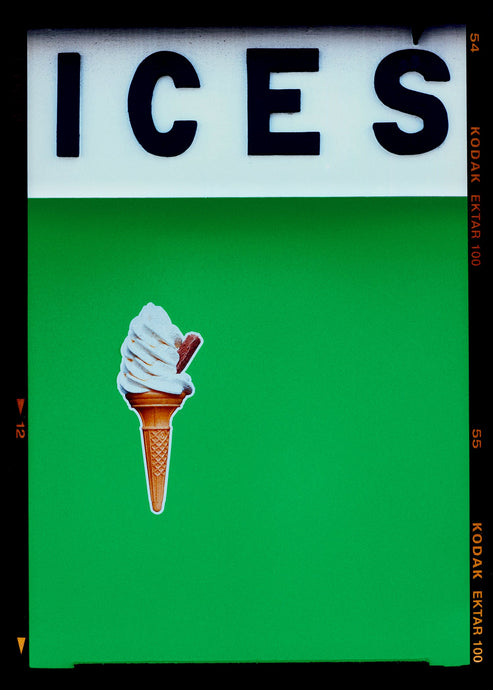 Ices Green - Richard Heeps Framed Black 54x41cm- Small