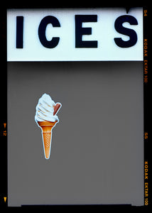 Ices Grey - Richard Heeps- Framed White 54x41cm- Small