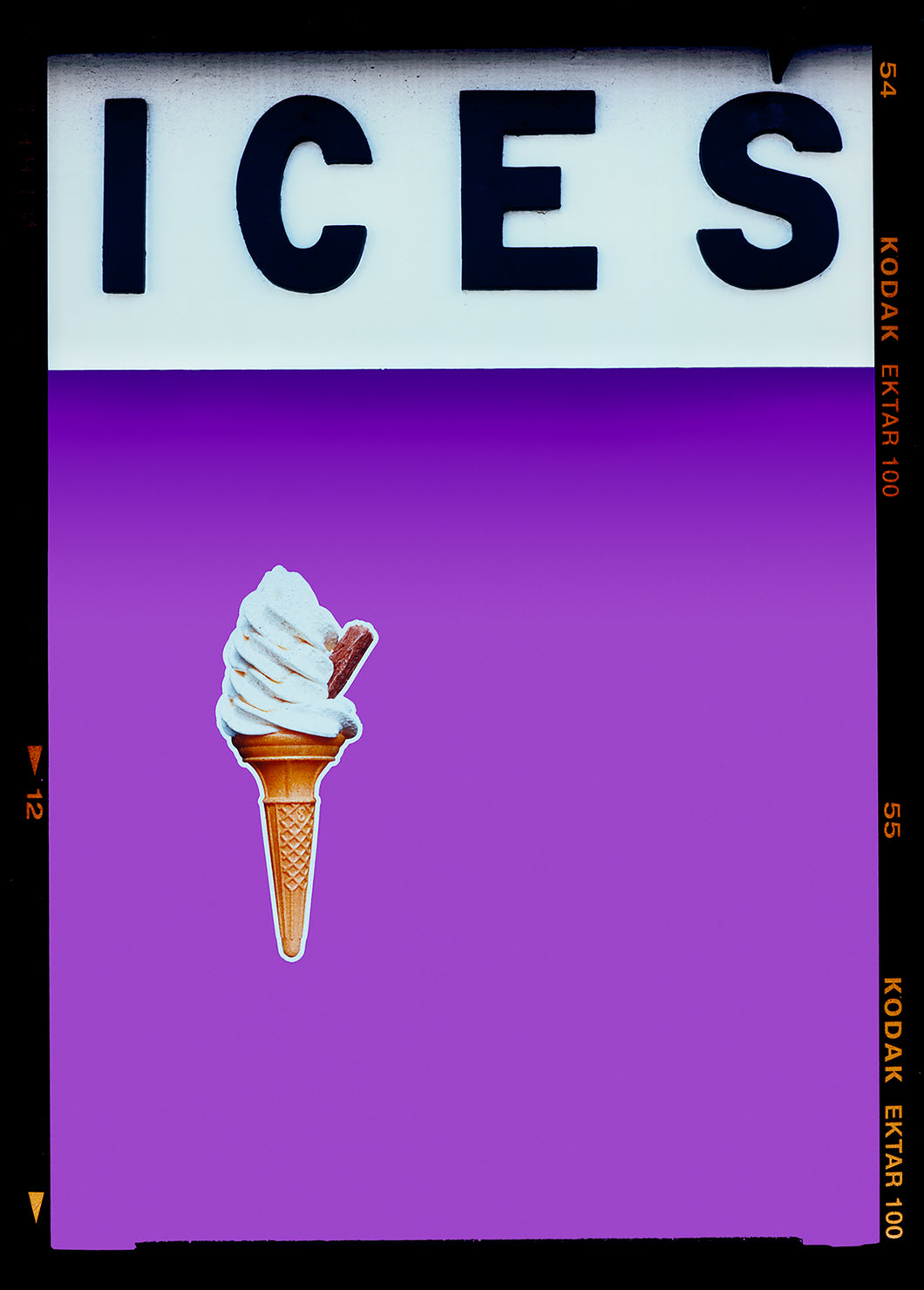 Ices Lilac - Richard Heeps Framed White 54x41cm- Small