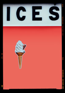 Ices Melondrama - Richard Heeps- Framed White 54x41cm- Small - PREORDER