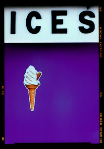 Ices Purple - Richard Heeps Small -Framed in Black 12/25
