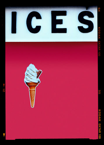 Ices Raspberry - Richard Heeps - 54x40cm Small- White Frame