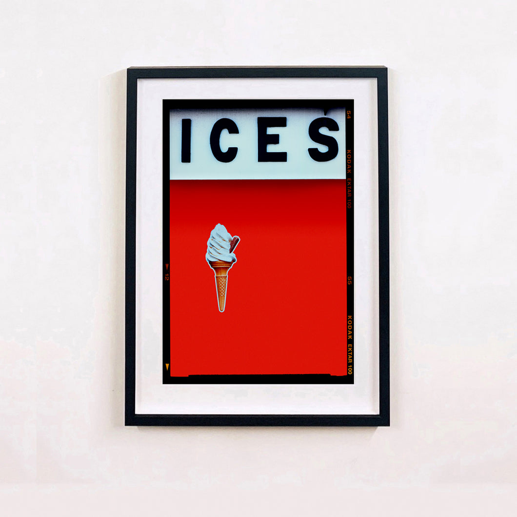 Ices (Red) - Richard Heeps medium - Framed