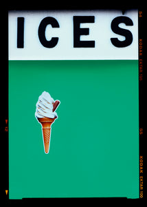 Ices Veridian (Formerly Mint) - Richard Heeps XL 112 x 85cm Standard Glass Black Frame - 10/25