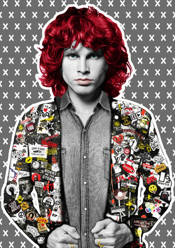 Jim Morrison - The Postman - A3 Hand finished Giclee