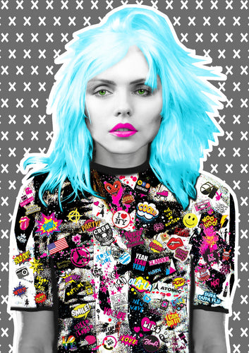 Debbie Harry  - The Postman hand finished A2 Giclee Print
