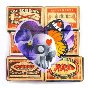 Gemma Compton - Burning Love Purple - Painted match boxes
