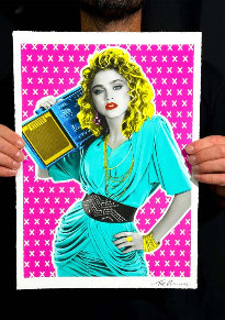 The Postman - Madonna Giclee A3