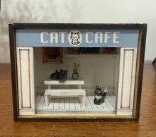 Load image into Gallery viewer, Cat cafe blue - Littlepapa Dollhouse
