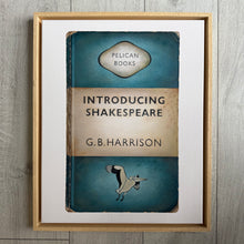 Load image into Gallery viewer, Introducing Shakespeare original painting framed canvas by Jameson Robinson