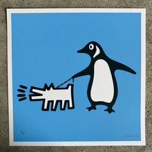 Load image into Gallery viewer, ‘Choose Your Penguin’  - Hand finished screen print 30x30cm - Jameson Robinson