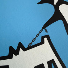 Load image into Gallery viewer, ‘Choose Your Penguin’  - Hand finished screen print 30x30cm - Jameson Robinson