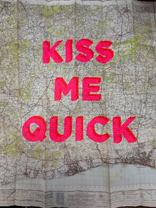 Kiss Me Quick Brighton and Worthing 81 x 69cm - Dave Buonaguidi