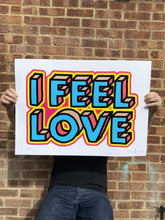 Load image into Gallery viewer, Oli Fowler - I Feel love - FRAMED