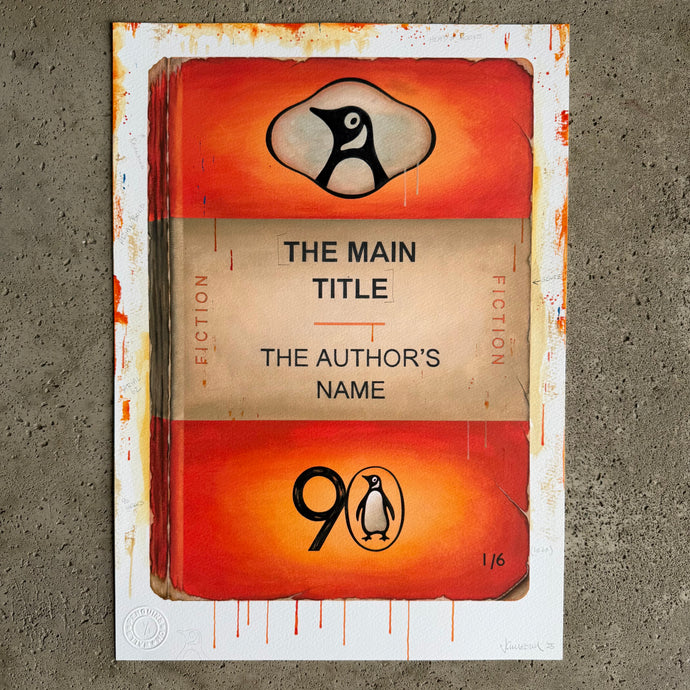 Anatomy of a Penguin Book (90th Anniversary), Jameson Robinson -A3 Print Hand finished