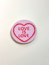 Load image into Gallery viewer, Show Pony - LOVE HEART - &#39;LOVE IS LOVE&#39; (Purple)