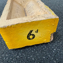 Load image into Gallery viewer, Penguin Brick (Yellow, 1948 Dancing Penguins), Jameson Robinson, acrylic on London no.33 brick