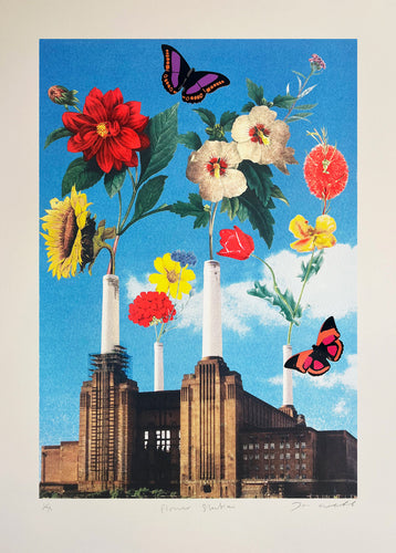 Flower Station - Joe Webb- Silkscreen print