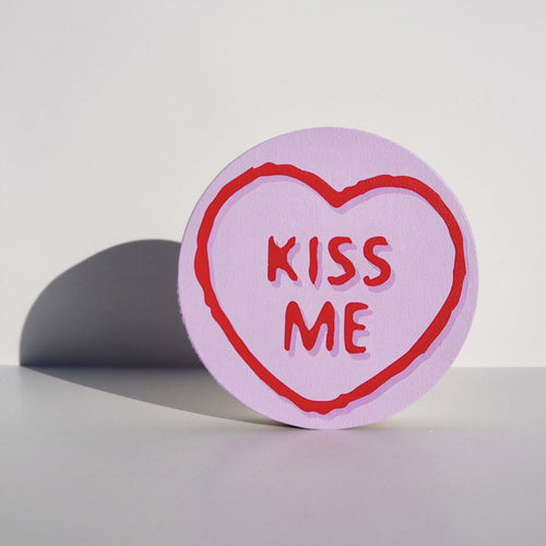 Show Pony - LOVE HEART - 'KISS ME' (Purple)