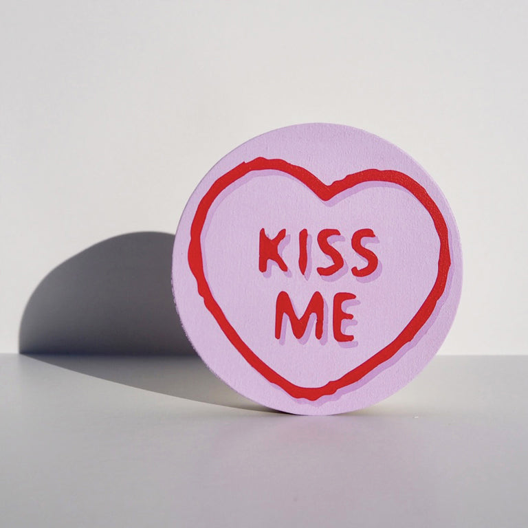 Show Pony - LOVE HEART - 'KISS ME' (Purple)