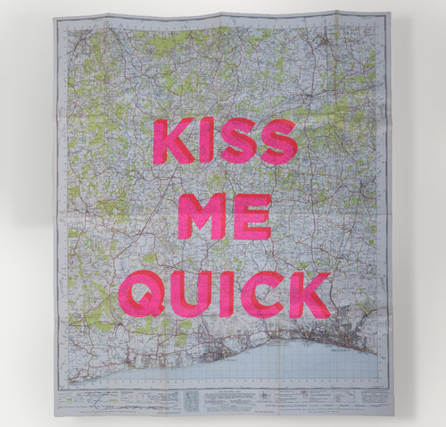 6 - Kiss Me Quick Brighton and Worthing 81 x 69cm - Dave Buonaguidi