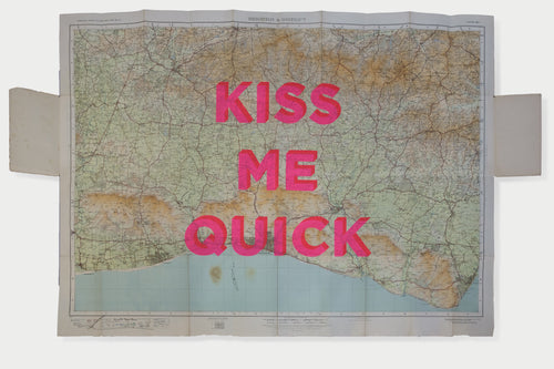 9 - Kiss Me Quick Brighton and South Downs 76 x 103cm - Dave Buonaguidi
