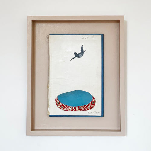 Little Pool - Cassia Beck - Original on book cover - framed