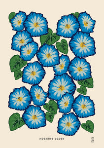 Lou Taylor - Morning glory A2 Giclee Print