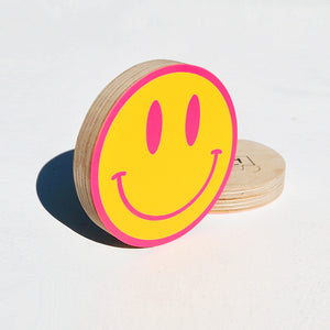 Smiley - Show Pony - Yellow and Neon Pink