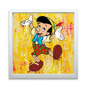 Neon Love Pinoccio Mini, Yellow - Ben Allen
