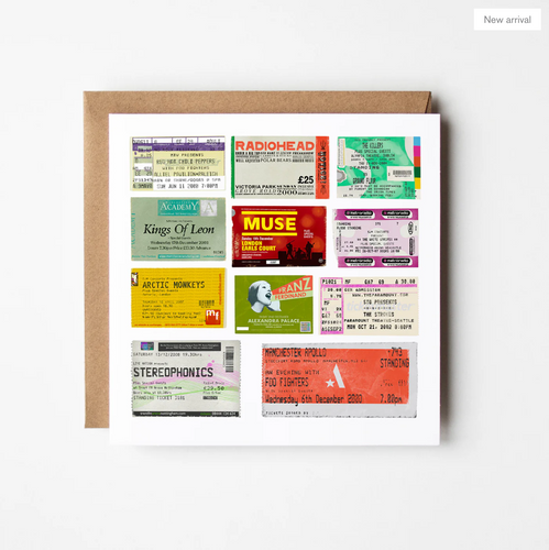 Noughties - blank greetings card - Design Smith