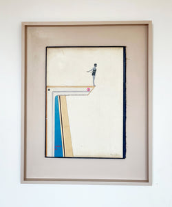 Poise - Cassia Beck - Original on book cover - framed
