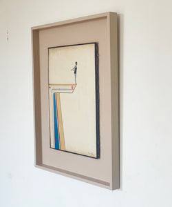 Poise - Cassia Beck - Original on book cover - framed