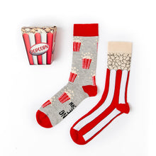 Load image into Gallery viewer, Unisex Popcorn Gift Box Socks