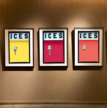 Load image into Gallery viewer, Ices Sherbet yellow - Richard Heeps- Framed White 54x41cm- Small