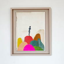 Load image into Gallery viewer, Rocky Terrain - Cassia Beck - Original on book cover - framed