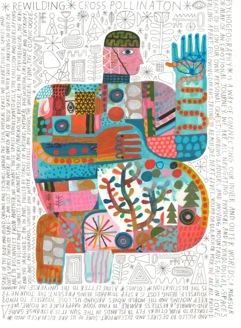 David Shillinglaw - Rewilding Cross Pollination  - Giclee Print