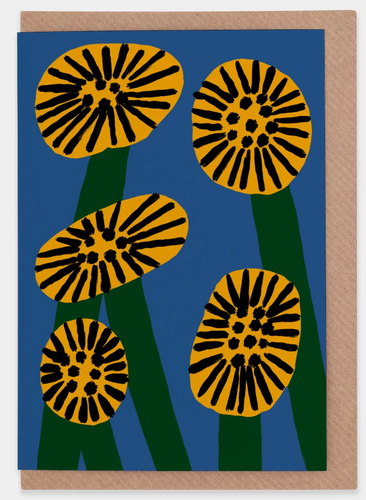Evermade - Memphis Flowers - greeting card design by Marcello Velho