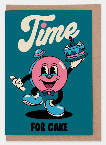Evermade - Time for Cake - greeting card by Yeye Weller