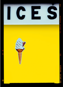 Ices (Lemon Yellow) - Richard Heeps medium - Framed