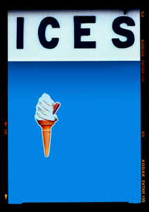 Ices (Sky Blue) - Richard Heeps medium - Framed