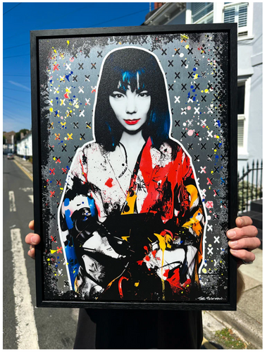 Bjork - The Postman - A2- Silver Framed
