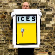 Load image into Gallery viewer, Ices (Lemon Yellow) - Richard Heeps medium - Framed