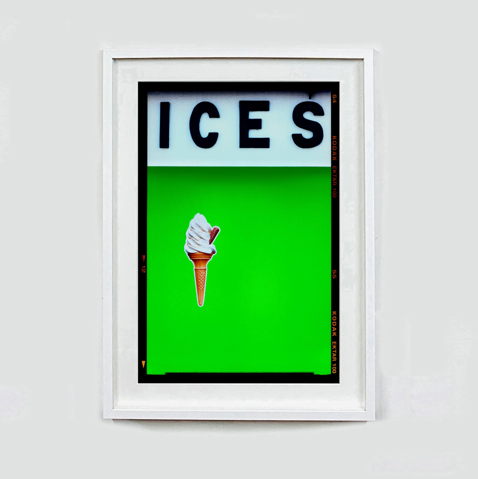 ICES (Vivid Lime Green), Bexhill-on-Sea, 2020 by Richard Heeps 54 x 40cm