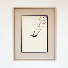 Load image into Gallery viewer, Star Diver- Cassia Beck - Paper on book cover - framed